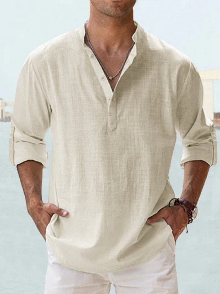 Giulia | Camicia traspirante in lino