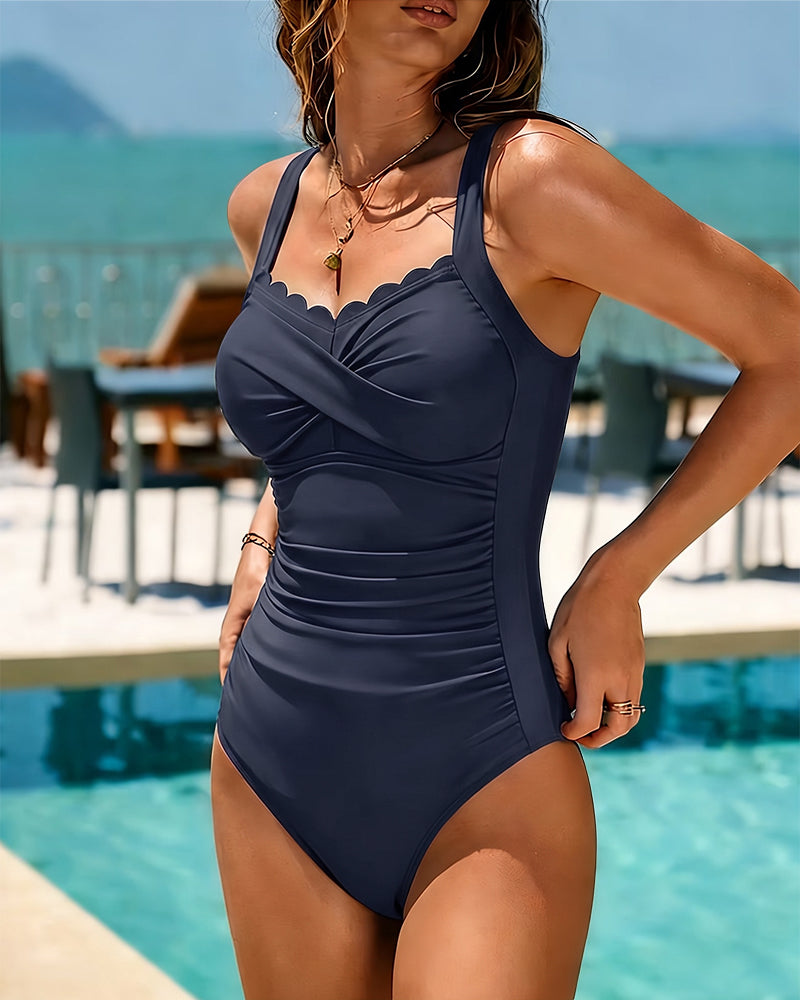 Aurelia | Costume intero elegante con incrocio